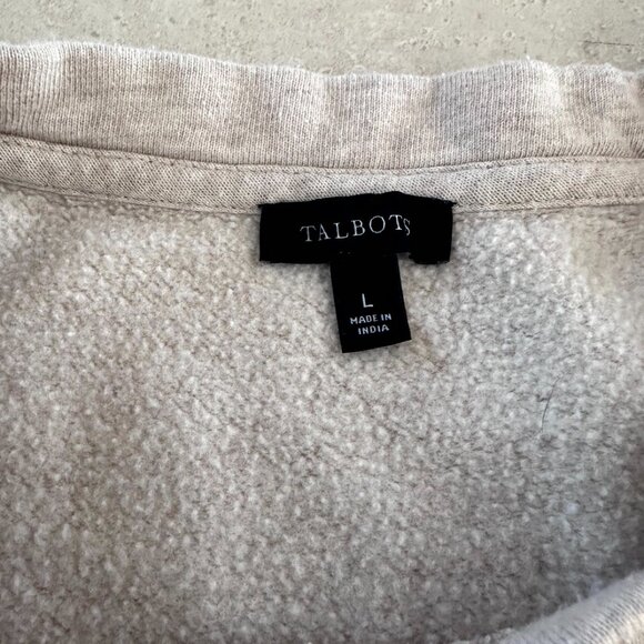 Talbots Size Large Sweatshirt with Emboidered dog on front and back - Picture 6 of 10